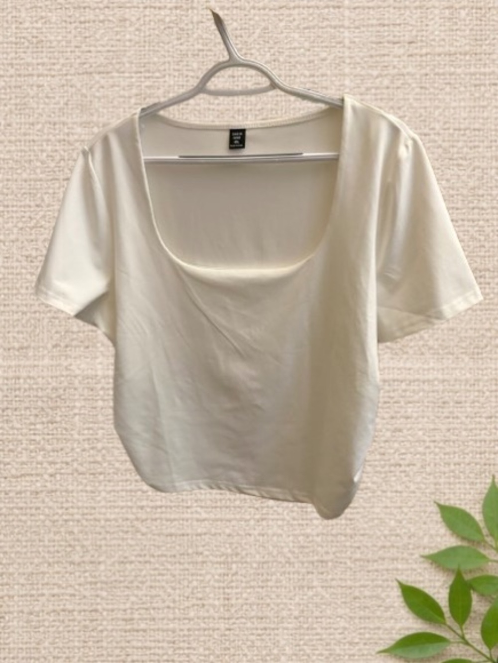 ✨ SHEIN Curve White Square‑Neck Top – 4XL ✨